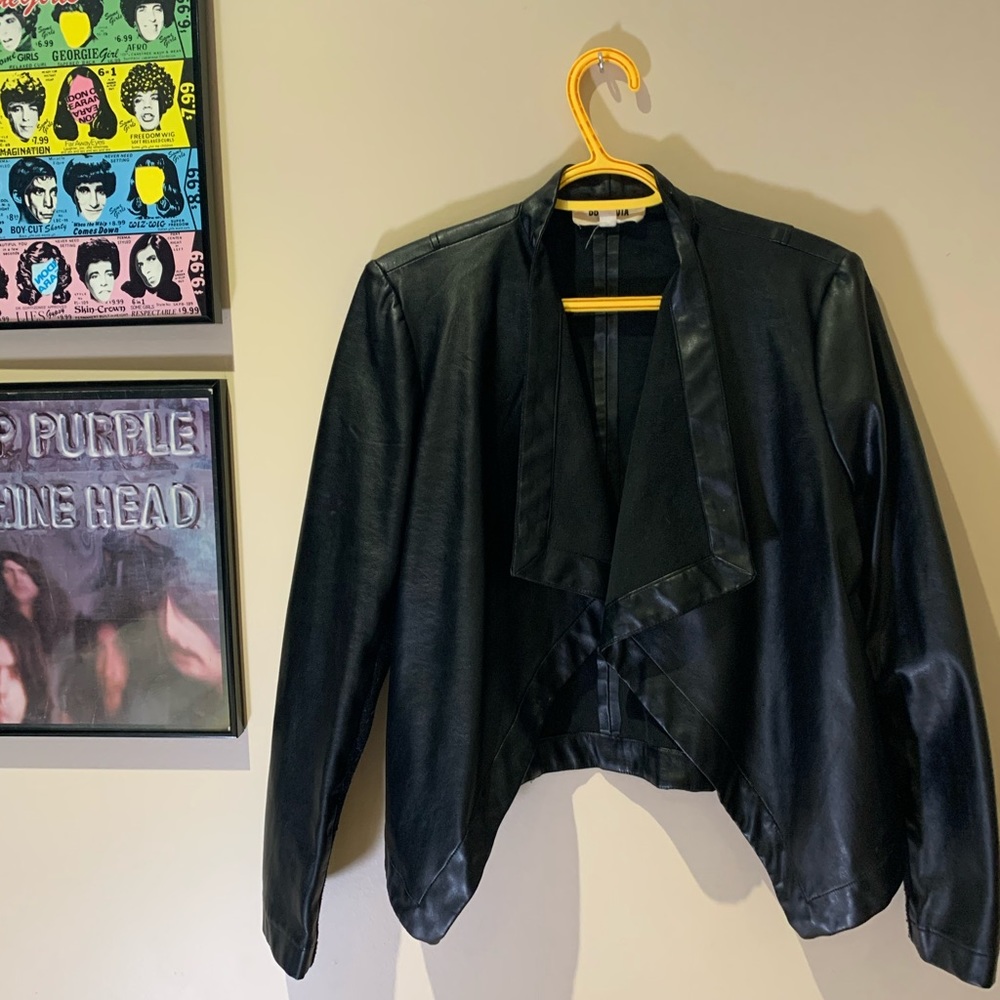Leather (pleather) blazer/jacket